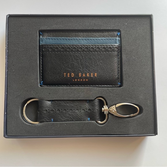 Ted Baker London Other Ted Baker Card Holder And Key Chain Black
